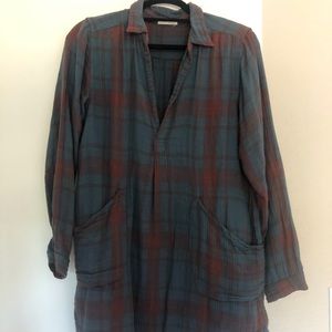 FP plaid tunic